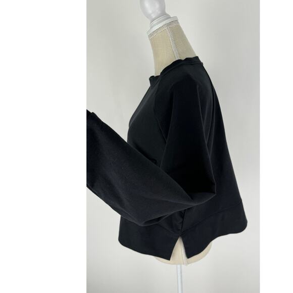 Nike Dry Versa Cropped Training Pullover Sweatshirt CD8793 Womens Large Black - Picture 4 of 12